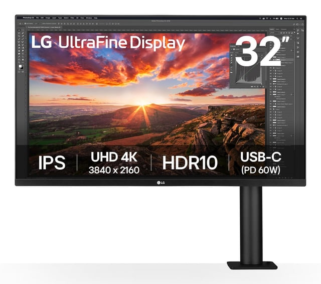 LG 32UN880K-B monitor 31,5"